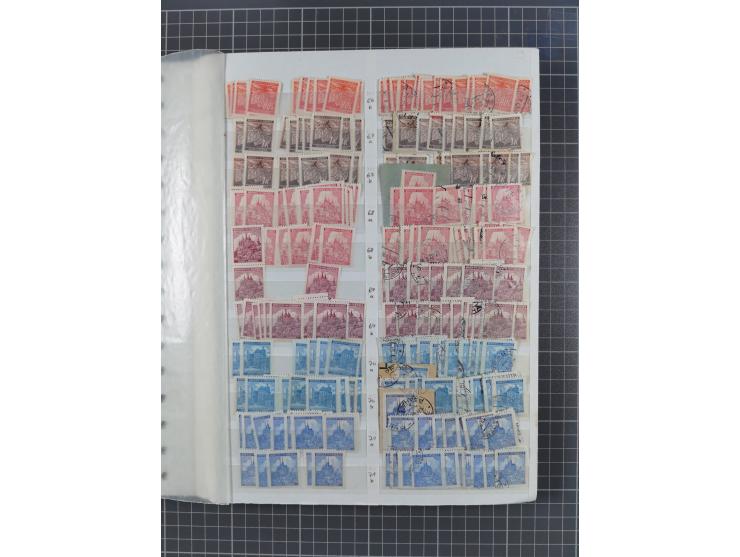 1939/45, dickes Lagerbuch mit Schwerpunkt Böhmen &amp; Mähren und Generalgouvernement mit postfrisch/ungebrauchten und gestem