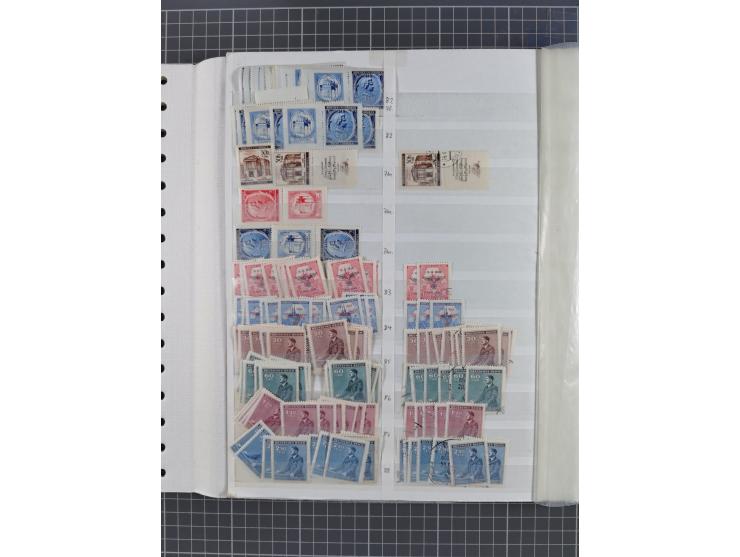 1939/45, dickes Lagerbuch mit Schwerpunkt Böhmen &amp; Mähren und Generalgouvernement mit postfrisch/ungebrauchten und gestem