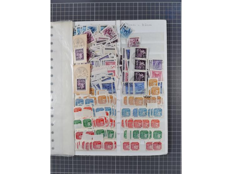 1939/45, dickes Lagerbuch mit Schwerpunkt Böhmen &amp; Mähren und Generalgouvernement mit postfrisch/ungebrauchten und gestem