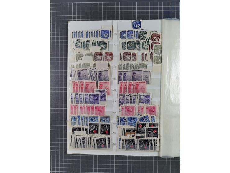 1939/45, dickes Lagerbuch mit Schwerpunkt Böhmen &amp; Mähren und Generalgouvernement mit postfrisch/ungebrauchten und gestem