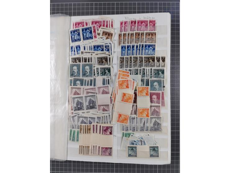 1939/45, dickes Lagerbuch mit Schwerpunkt Böhmen &amp; Mähren und Generalgouvernement mit postfrisch/ungebrauchten und gestem