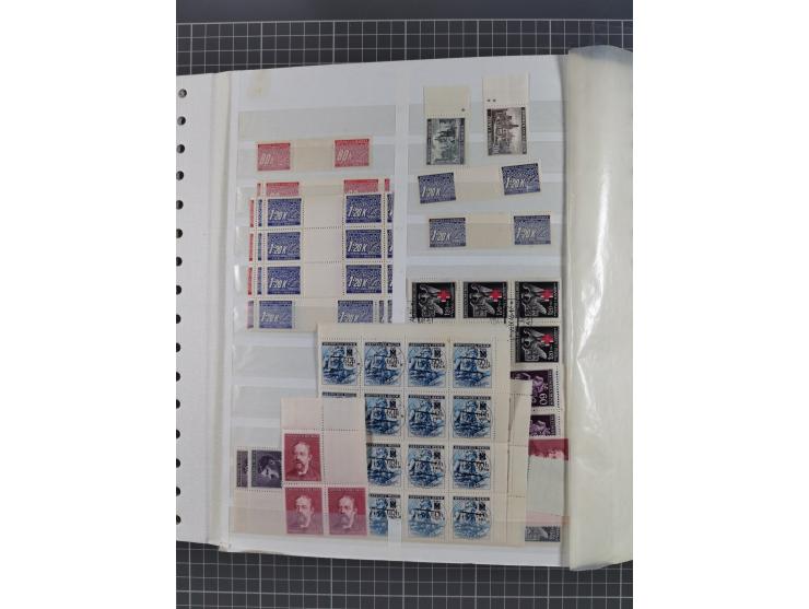 1939/45, dickes Lagerbuch mit Schwerpunkt Böhmen &amp; Mähren und Generalgouvernement mit postfrisch/ungebrauchten und gestem