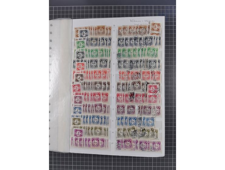 1939/45, dickes Lagerbuch mit Schwerpunkt Böhmen &amp; Mähren und Generalgouvernement mit postfrisch/ungebrauchten und gestem