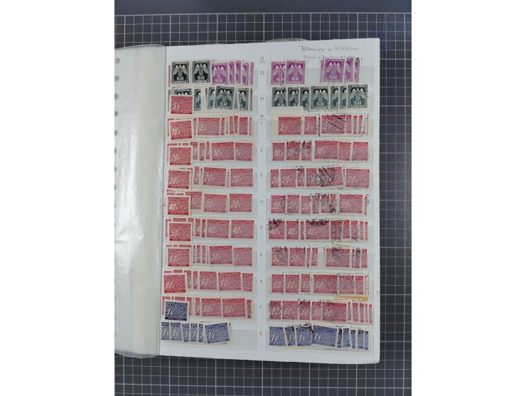 1939/45, dickes Lagerbuch mit Schwerpunkt Böhmen &amp; Mähren und Generalgouvernement mit postfrisch/ungebrauchten und gestem