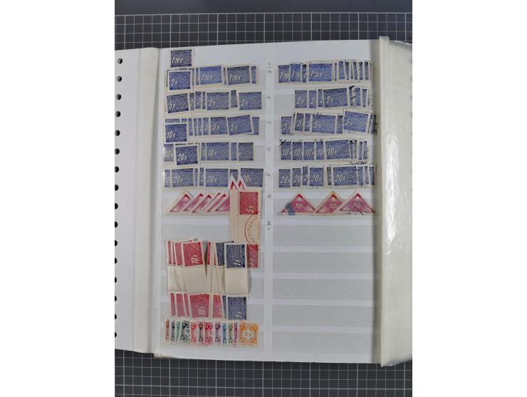 1939/45, dickes Lagerbuch mit Schwerpunkt Böhmen &amp; Mähren und Generalgouvernement mit postfrisch/ungebrauchten und gestem