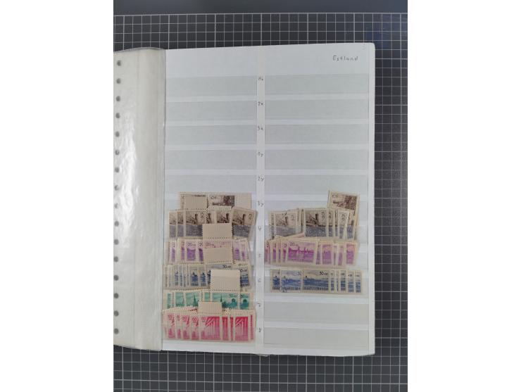 1939/45, dickes Lagerbuch mit Schwerpunkt Böhmen &amp; Mähren und Generalgouvernement mit postfrisch/ungebrauchten und gestem