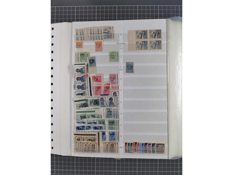 1939/45, dickes Lagerbuch mit Schwerpunkt Böhmen &amp; Mähren und Generalgouvernement mit postfrisch/ungebrauchten und gestem