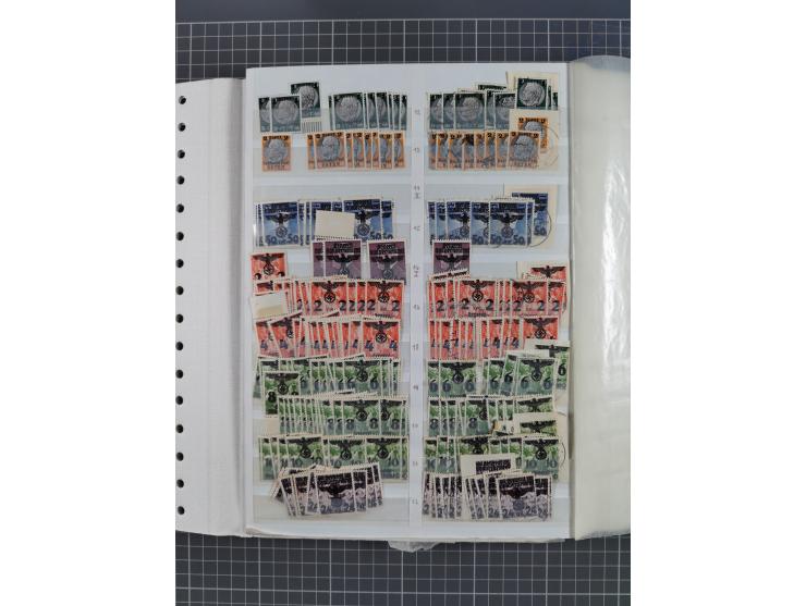 1939/45, dickes Lagerbuch mit Schwerpunkt Böhmen &amp; Mähren und Generalgouvernement mit postfrisch/ungebrauchten und gestem