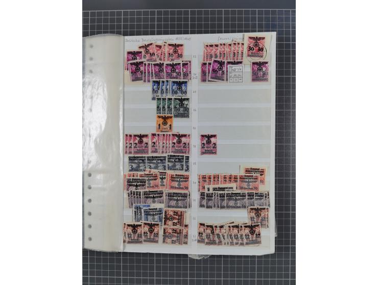 1939/45, dickes Lagerbuch mit Schwerpunkt Böhmen &amp; Mähren und Generalgouvernement mit postfrisch/ungebrauchten und gestem