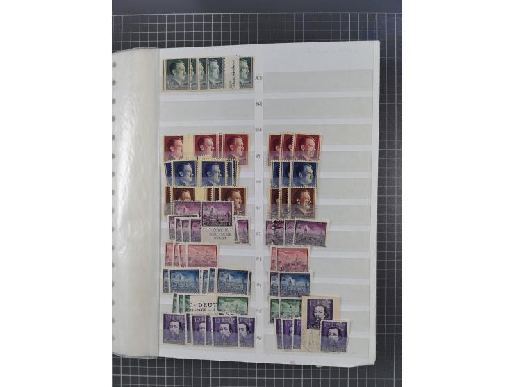 1939/45, dickes Lagerbuch mit Schwerpunkt Böhmen &amp; Mähren und Generalgouvernement mit postfrisch/ungebrauchten und gestem