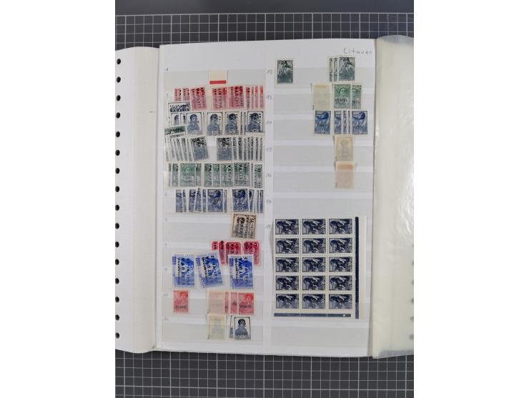 1939/45, dickes Lagerbuch mit Schwerpunkt Böhmen &amp; Mähren und Generalgouvernement mit postfrisch/ungebrauchten und gestem