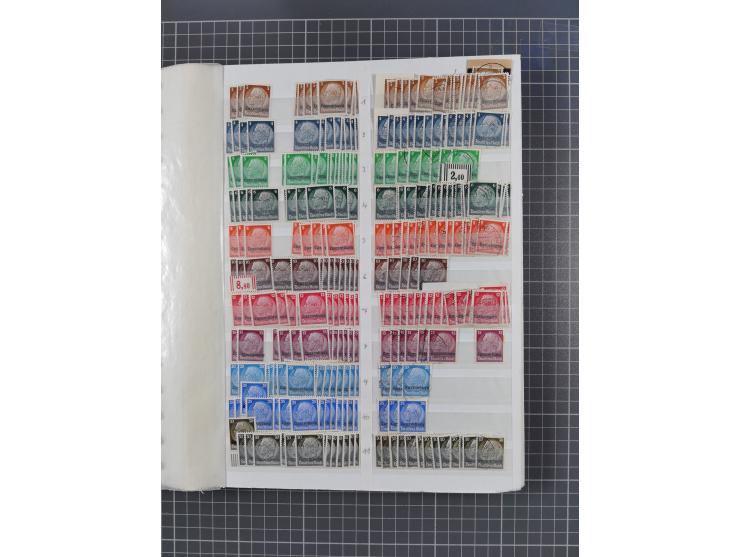 1939/45, dickes Lagerbuch mit Schwerpunkt Böhmen &amp; Mähren und Generalgouvernement mit postfrisch/ungebrauchten und gestem