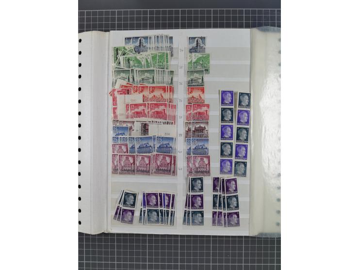 1939/45, dickes Lagerbuch mit Schwerpunkt Böhmen &amp; Mähren und Generalgouvernement mit postfrisch/ungebrauchten und gestem