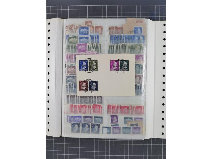 1939/45, dickes Lagerbuch mit Schwerpunkt Böhmen &amp; Mähren und Generalgouvernement mit postfrisch/ungebrauchten und gestem