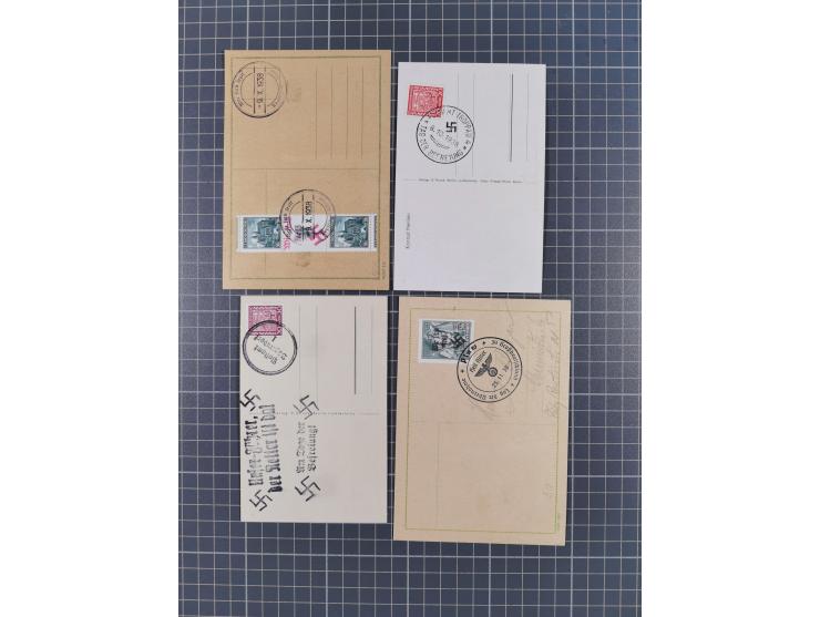 BEFREIUNGSSTEMPEL: Interessante Partie mit über 90 Karten und Briefen, außerdem einige lose Marken, gute Erhaltung
