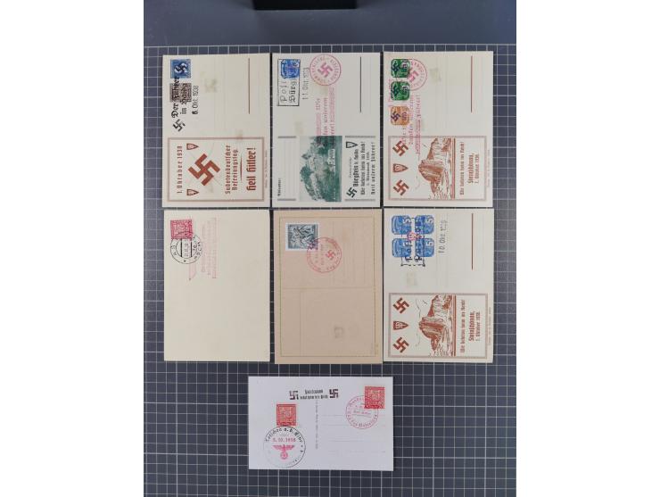 BEFREIUNGSSTEMPEL: Interessante Partie mit über 90 Karten und Briefen, außerdem einige lose Marken, gute Erhaltung
