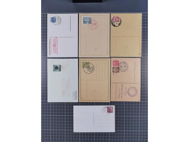 BEFREIUNGSSTEMPEL: Interessante Partie mit über 90 Karten und Briefen, außerdem einige lose Marken, gute Erhaltung
