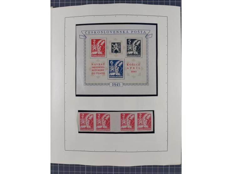 1918/59, interesting, mostly unused and mint never hinged collection, with some better Revolutionery Issues, different waterm