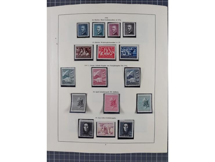 1918/59, interesting, mostly unused and mint never hinged collection, with some better Revolutionery Issues, different waterm