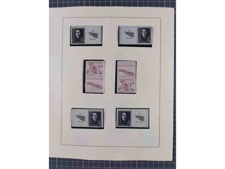 1918/59, interesting, mostly unused and mint never hinged collection, with some better Revolutionery Issues, different waterm