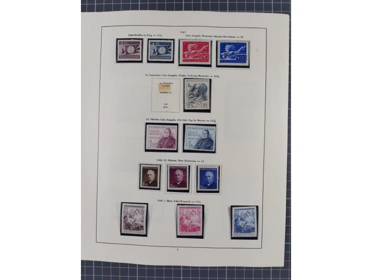 1918/59, interesting, mostly unused and mint never hinged collection, with some better Revolutionery Issues, different waterm