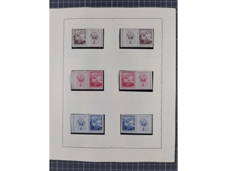 1918/59, interesting, mostly unused and mint never hinged collection, with some better Revolutionery Issues, different waterm