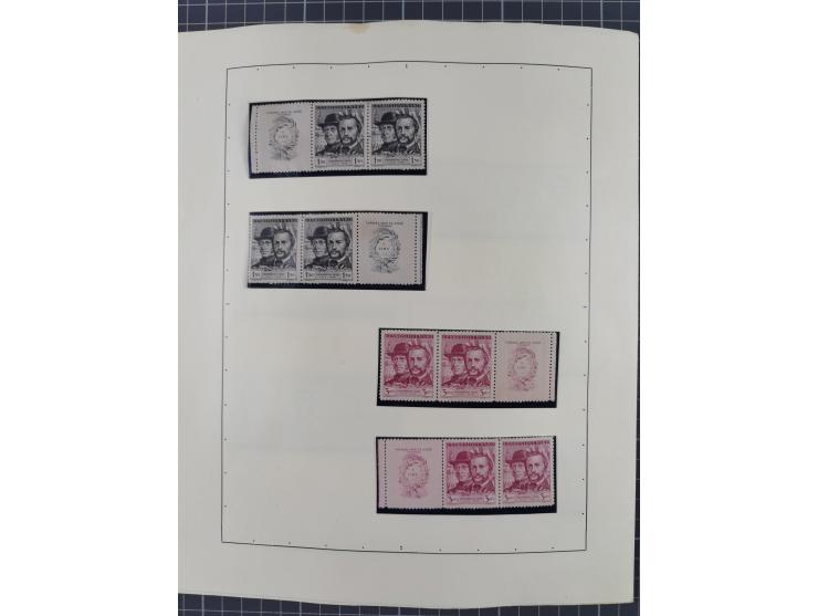 1918/59, interesting, mostly unused and mint never hinged collection, with some better Revolutionery Issues, different waterm