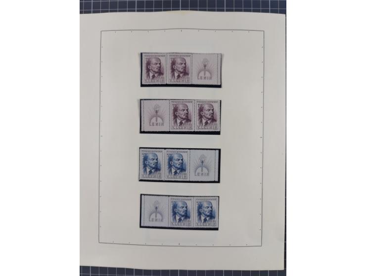 1918/59, interesting, mostly unused and mint never hinged collection, with some better Revolutionery Issues, different waterm