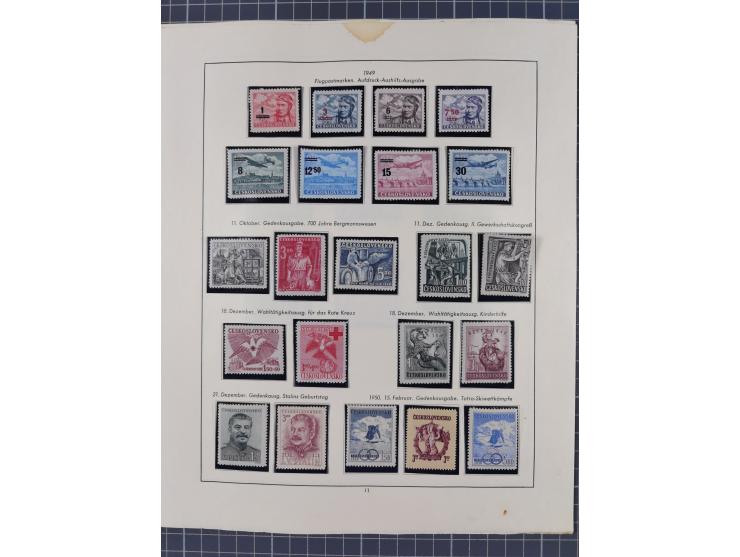 1918/59, interesting, mostly unused and mint never hinged collection, with some better Revolutionery Issues, different waterm