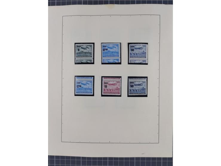 1918/59, interesting, mostly unused and mint never hinged collection, with some better Revolutionery Issues, different waterm