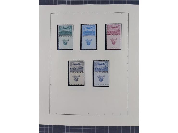 1918/59, interesting, mostly unused and mint never hinged collection, with some better Revolutionery Issues, different waterm