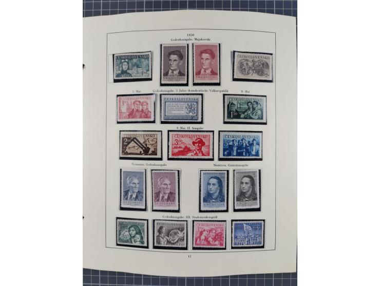 1918/59, interesting, mostly unused and mint never hinged collection, with some better Revolutionery Issues, different waterm