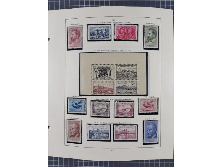 1918/59, interesting, mostly unused and mint never hinged collection, with some better Revolutionery Issues, different waterm