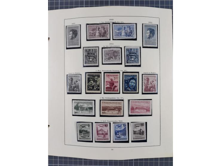 1918/59, interesting, mostly unused and mint never hinged collection, with some better Revolutionery Issues, different waterm