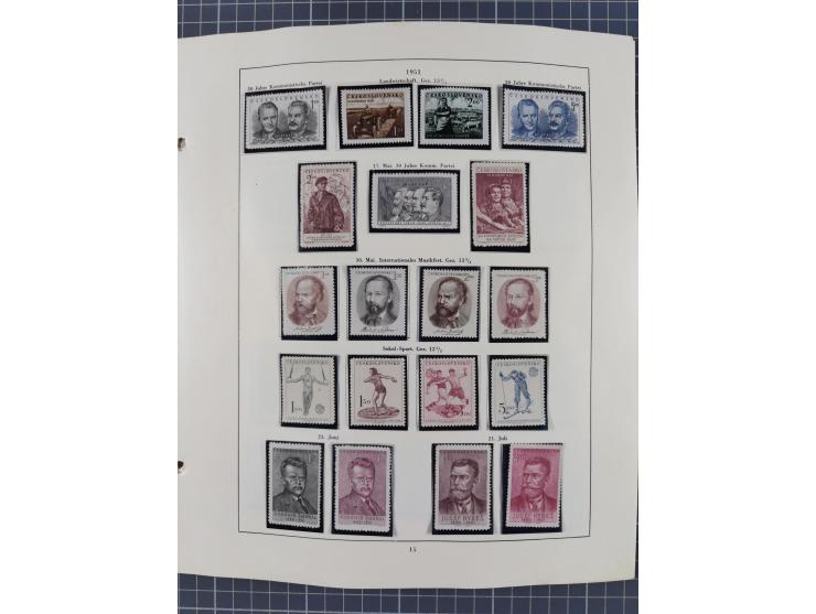 1918/59, interesting, mostly unused and mint never hinged collection, with some better Revolutionery Issues, different waterm