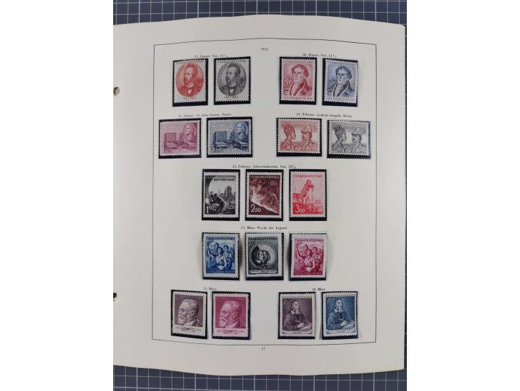 1918/59, interesting, mostly unused and mint never hinged collection, with some better Revolutionery Issues, different waterm