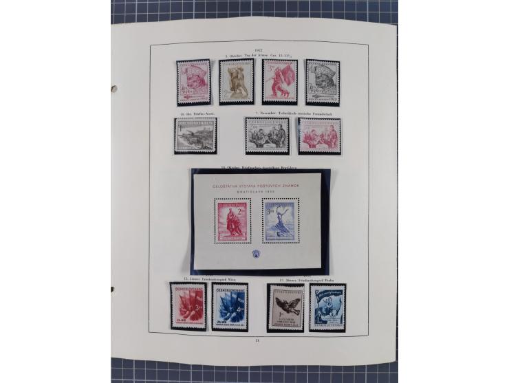 1918/59, interesting, mostly unused and mint never hinged collection, with some better Revolutionery Issues, different waterm