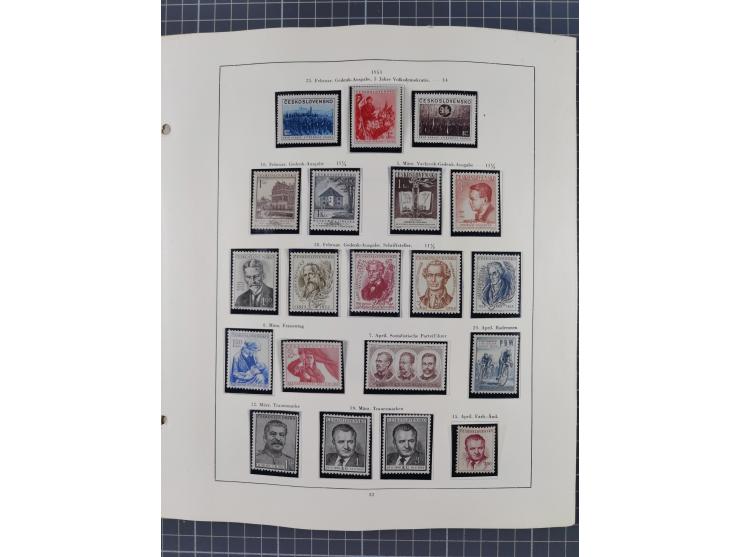 1918/59, interesting, mostly unused and mint never hinged collection, with some better Revolutionery Issues, different waterm