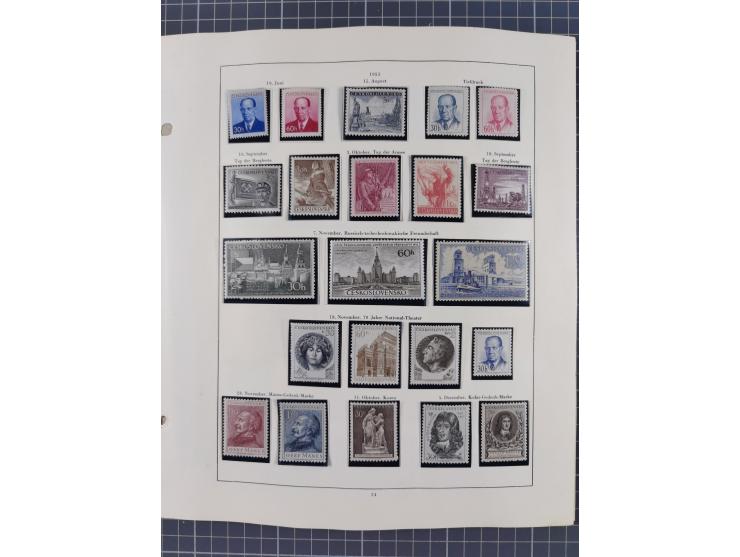 1918/59, interesting, mostly unused and mint never hinged collection, with some better Revolutionery Issues, different waterm