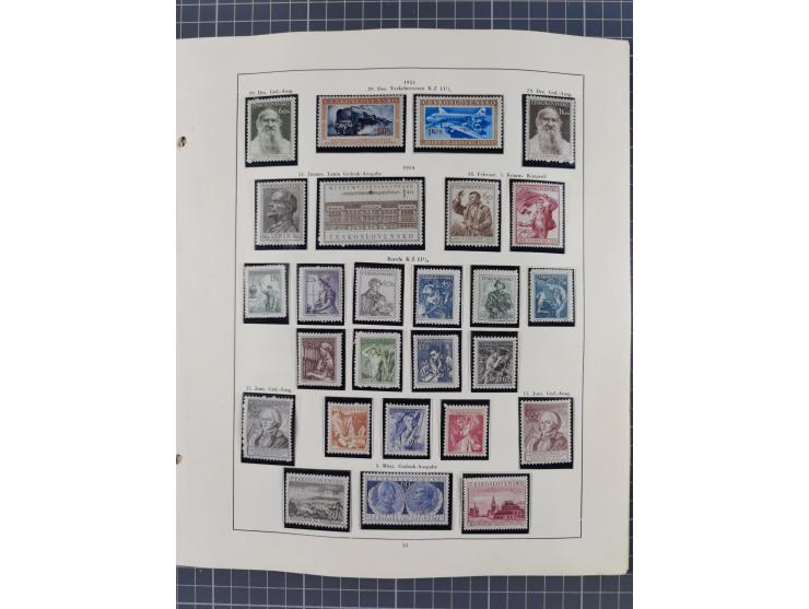 1918/59, interesting, mostly unused and mint never hinged collection, with some better Revolutionery Issues, different waterm