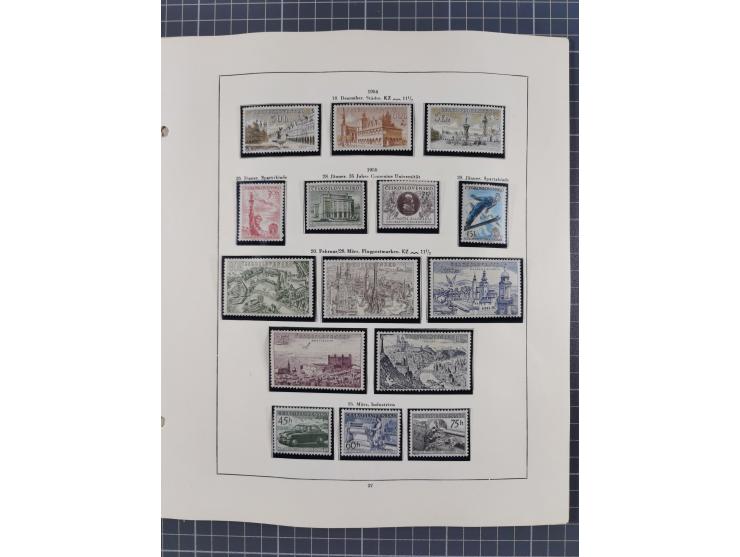 1918/59, interesting, mostly unused and mint never hinged collection, with some better Revolutionery Issues, different waterm