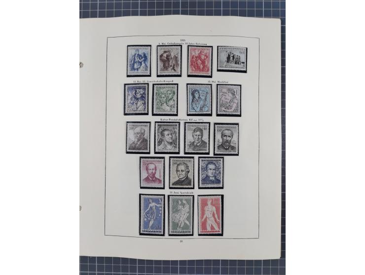 1918/59, interesting, mostly unused and mint never hinged collection, with some better Revolutionery Issues, different waterm