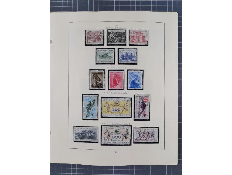 1918/59, interesting, mostly unused and mint never hinged collection, with some better Revolutionery Issues, different waterm