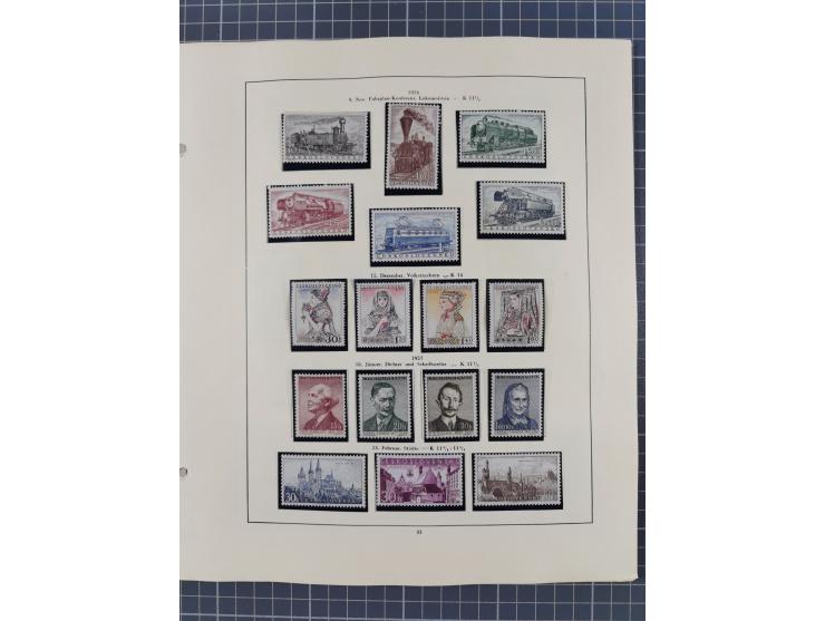 1918/59, interesting, mostly unused and mint never hinged collection, with some better Revolutionery Issues, different waterm