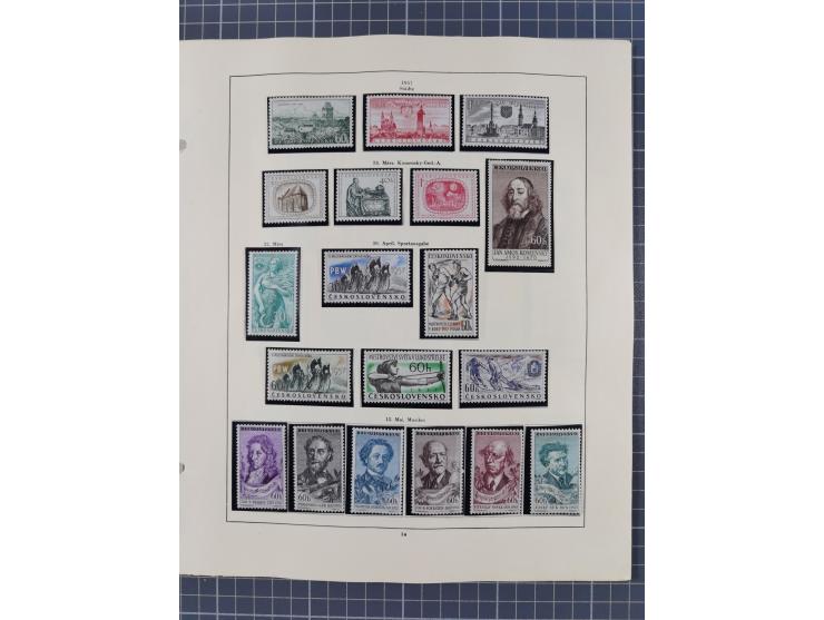 1918/59, interesting, mostly unused and mint never hinged collection, with some better Revolutionery Issues, different waterm