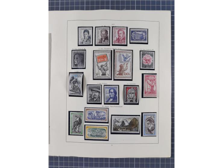 1918/59, interesting, mostly unused and mint never hinged collection, with some better Revolutionery Issues, different waterm