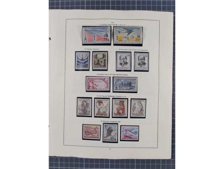 1918/59, interesting, mostly unused and mint never hinged collection, with some better Revolutionery Issues, different waterm