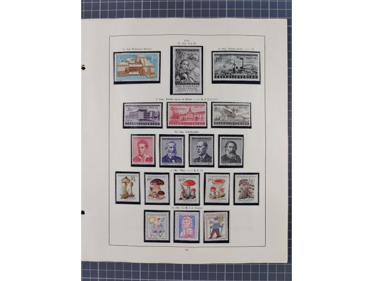 1918/59, interesting, mostly unused and mint never hinged collection, with some better Revolutionery Issues, different waterm