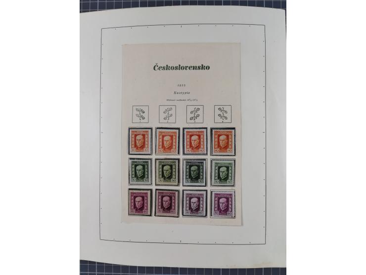 1918/59, interesting, mostly unused and mint never hinged collection, with some better Revolutionery Issues, different waterm