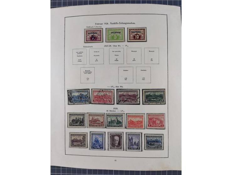 1918/59, interesting, mostly unused and mint never hinged collection, with some better Revolutionery Issues, different waterm